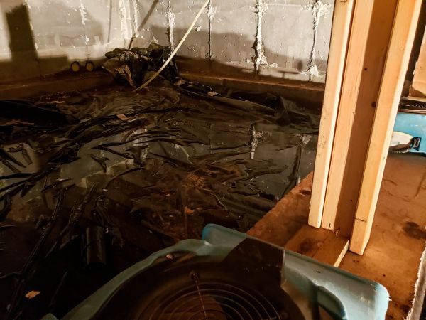 Crawlspace Water Cleanup in Trenton
